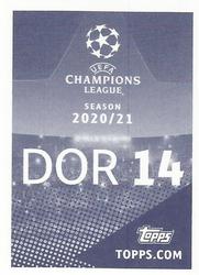 2020-21 Topps UEFA Champions League Sticker Collection #DOR 14 Thorgan Hazard Back