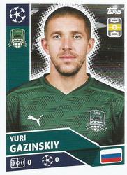 2020-21 Topps UEFA Champions League Sticker Collection #POF 8 Yury Gazinsky Front