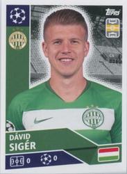 2020-21 Topps UEFA Champions League Sticker Collection #POF 91 Dávid Sigér Front