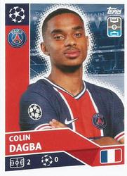 2020-21 Topps UEFA Champions League Sticker Collection #PSG 4 Colin Dagba Front