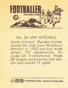 1967-68 A&BC Chewing Gum Footballers (Scottish) #28 Ian Mitchell Back