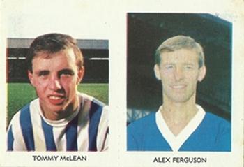 1967-68 A&BC Chewing Gum Footballers (Scottish) - Pairs Set #10 / 18 Tommy McLean / Alex Ferguson Front