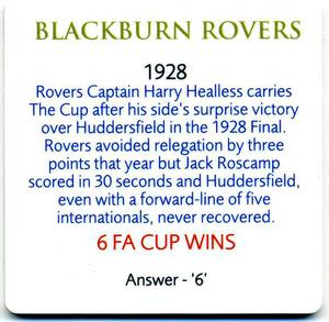 2007 Texaco The F.A. Cup Winners Hall of Fame #NNO Blackburn Rovers Back