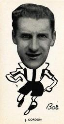 1938 John Sinclair Well Known Footballers (North Eastern Counties) #4 Jimmy Gordon Front