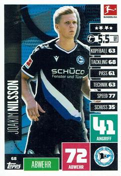 2020-21 Topps Match Attax Bundesliga #68 Joakim Nilsson Front