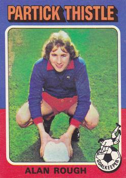 1975-76 Topps Footballers (Scottish, Blue Back) #15 Alan Rough Front