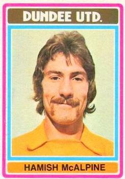 1976-77 Topps Footballers (Scottish, Red backs) #10 Hamish McAlpine Front