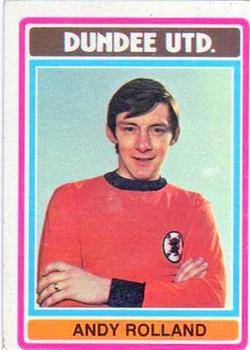 1976-77 Topps Footballers (Scottish, Red backs) #33 Andy Rolland Front