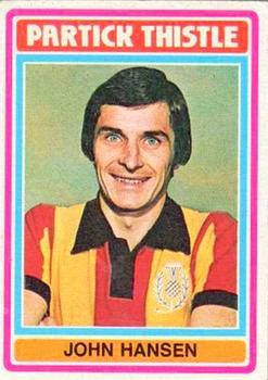 1976-77 Topps Footballers (Scottish, Red backs) #91 John Hansen Front