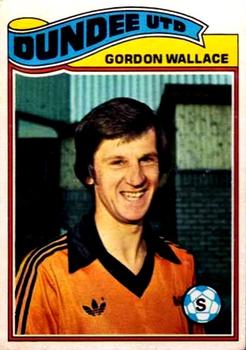 1978-79 Topps Footballers (Scottish, Green backs) #53 Gordon Wallace Front