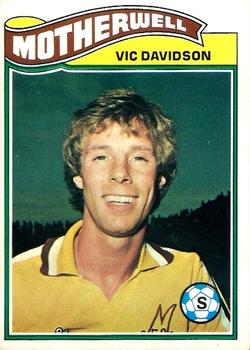 1978-79 Topps Footballers (Scottish, Green backs) #80 Vic Davidson Front