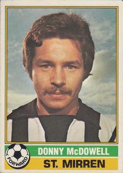 1977-78 Topps Footballers (Scottish, Yellow backs) #8 Donny McDowell Front