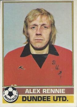 1977-78 Topps Footballers (Scottish, Yellow backs) #80 Alex Rennie Front
