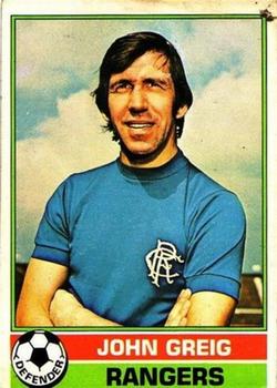 1977-78 Topps Footballers (Scottish, Yellow backs) #100 John Greig Front