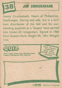 1964-65 A&BC Footballers (Scottish, Green backs) #38 Jim Cruickshank Back