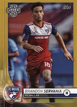 2020 Topps MLS - Gold #179 Brandon Servania Front