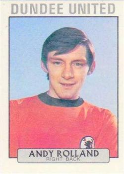 1971-72 A&BC Footballers (Scottish, Purple backs) #11 Andy Rolland Front