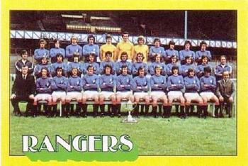 1974-75 A&BC Footballers (Scottish, Green backs) #125 Rangers Team Group Front