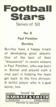 1973-74 Barratt & Co. Football Stars #8 Paul Fletcher Back
