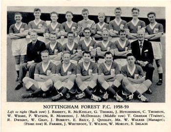 1958-59 Fleetway Football Teams #NNO Nottingham Forest F.C. Front
