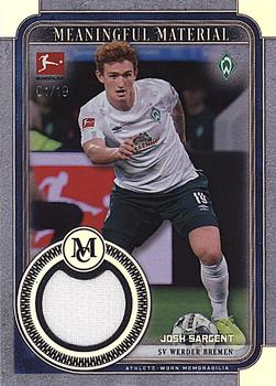 2019-20 Topps Museum Collection Bundesliga - Meaningful Material Single Relics #MMSR-JS Josh Sargent Front