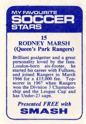 1969-70 IPC Magazines My Favorite Soccer Stars (Smash) #15 Rodney Marsh Back