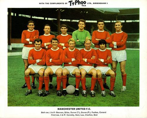 1965-66 Ty-Phoo Famous Football Clubs #NNO Manchester United F.C. Front