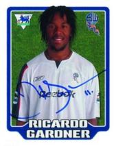 2005-06 Merlin F.A. Premier League 2006 #121 Ricardo Gardner Front