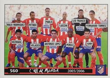 2005-06 Mundicromo Las Fichas de la Liga 2006 #560 C. Atl. de Madrid Back