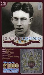 2007-08 Burnley F.C. Clarets Legends #NNO George Beel Front