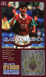 2007-08 Burnley F.C. Clarets Legends #NNO Andy Payton Front