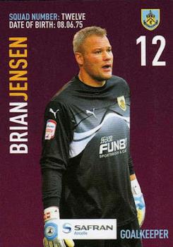 2010-11 Burnley F.C. Clarets #12 Brian Jensen Front