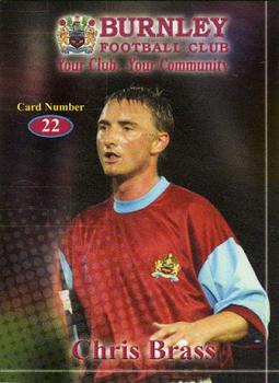 2000-01 Burnley F.C. Clarets #22 Chris Brass Front