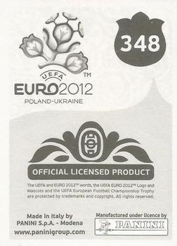 2012 Panini UEFA Euro 2012 Stickers - German #348 Sean St. Ledger Back