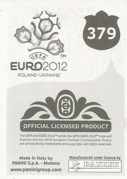 2012 Panini UEFA Euro 2012 Stickers - German #379 Gordon Schildenfeld Back