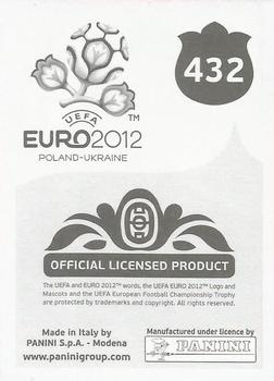 2012 Panini UEFA Euro 2012 Stickers - German #432 Andreas Isaksson Back