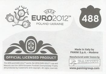 2012 Panini UEFA Euro 2012 Stickers - German #488 Team - England Back
