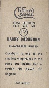 1950 Clifford Footballers #17 Harry Cockburn Back
