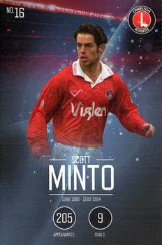 2015-16 Charlton Athletic F.C. 110-Year Anniversary Card Collection #16 Scott Minto Front