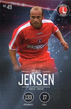 2015-16 Charlton Athletic F.C. 110-Year Anniversary Card Collection #49 Claus Jensen Front