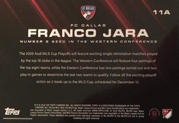 2020 Topps On-Demand Set 24: 2020 MLS Soccer Playoffs - Red #11A Franco Jara Back