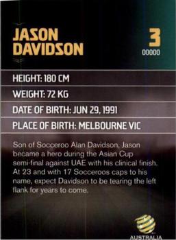 2015 Socceroos Champions of Asia #NNO Jason Davidson Back