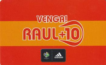 2006 Adidas World Cup #NNO Raul Back