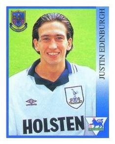1993-94 Merlin's Premier League 94 Sticker Collection #422 Justin Edinburgh Front