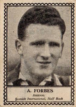 1947-48 Barratt & Co. Famous Footballers #NNO Alex Forbes Front