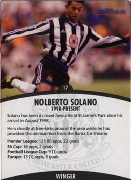 2002-03 Newcastle Evening Chronicle - Toon Heroes #17 Nolberto Solano Front
