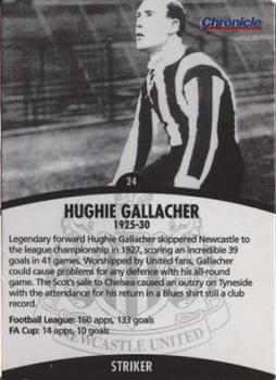 2002-03 Newcastle Evening Chronicle - Toon Heroes #24 Hughie Gallacher Front