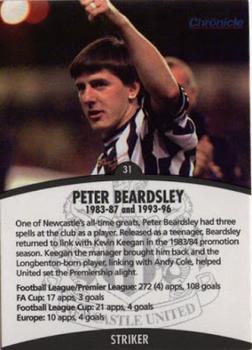 2002-03 Newcastle Evening Chronicle - Toon Heroes #31 Peter Beardsley Front