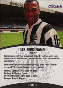 2002-03 Newcastle Evening Chronicle - Toon Heroes #33 Les Ferdinand Front
