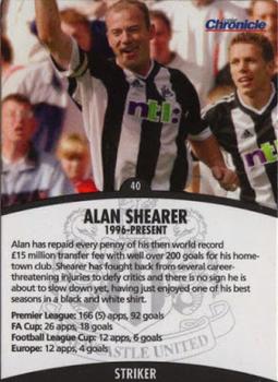 2002-03 Newcastle Evening Chronicle - Toon Heroes #40 Alan Shearer Front